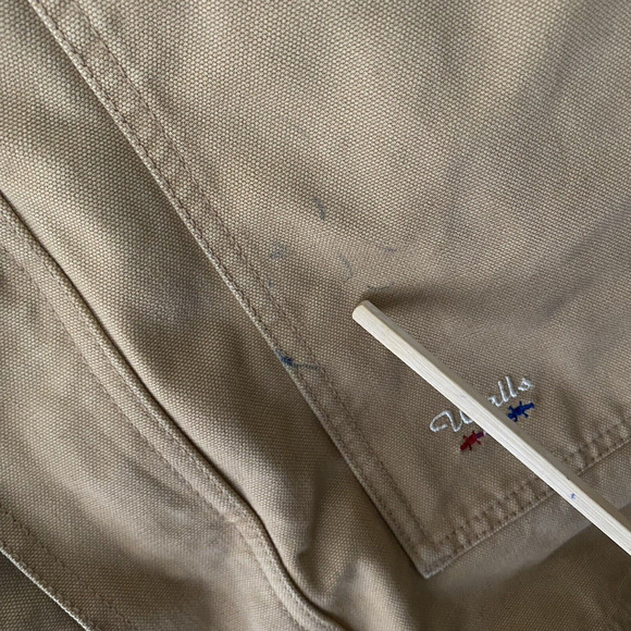 Walls Ranch Wear Barn Jacket Mens Sz XLT Beige Brown Pockets VTG -‎ SEE NOTES - Picture 8 of 11